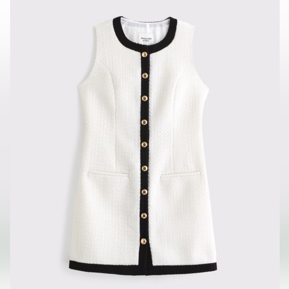 The A&F Mara Tweed Mini Dress NEW - Picture 2 of 12